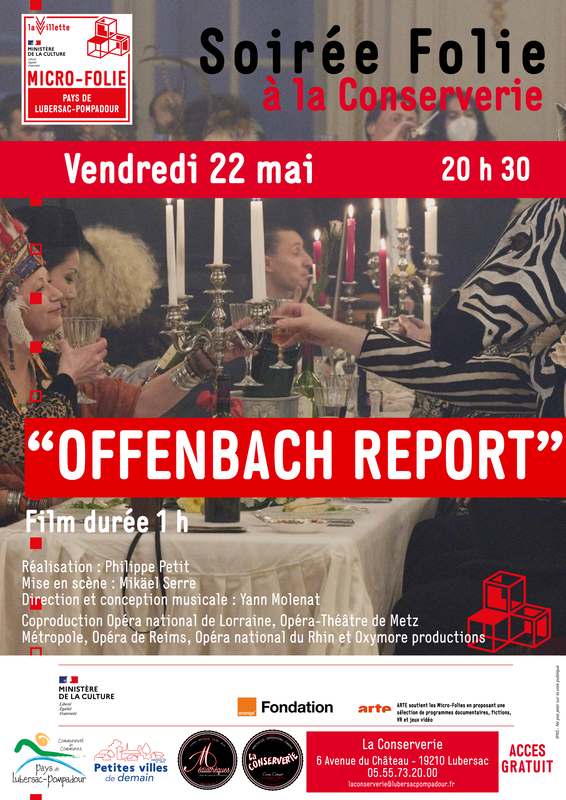 Micro-Folie : Soirée Folie - Projection de "Offenbach Report" — visuel événement