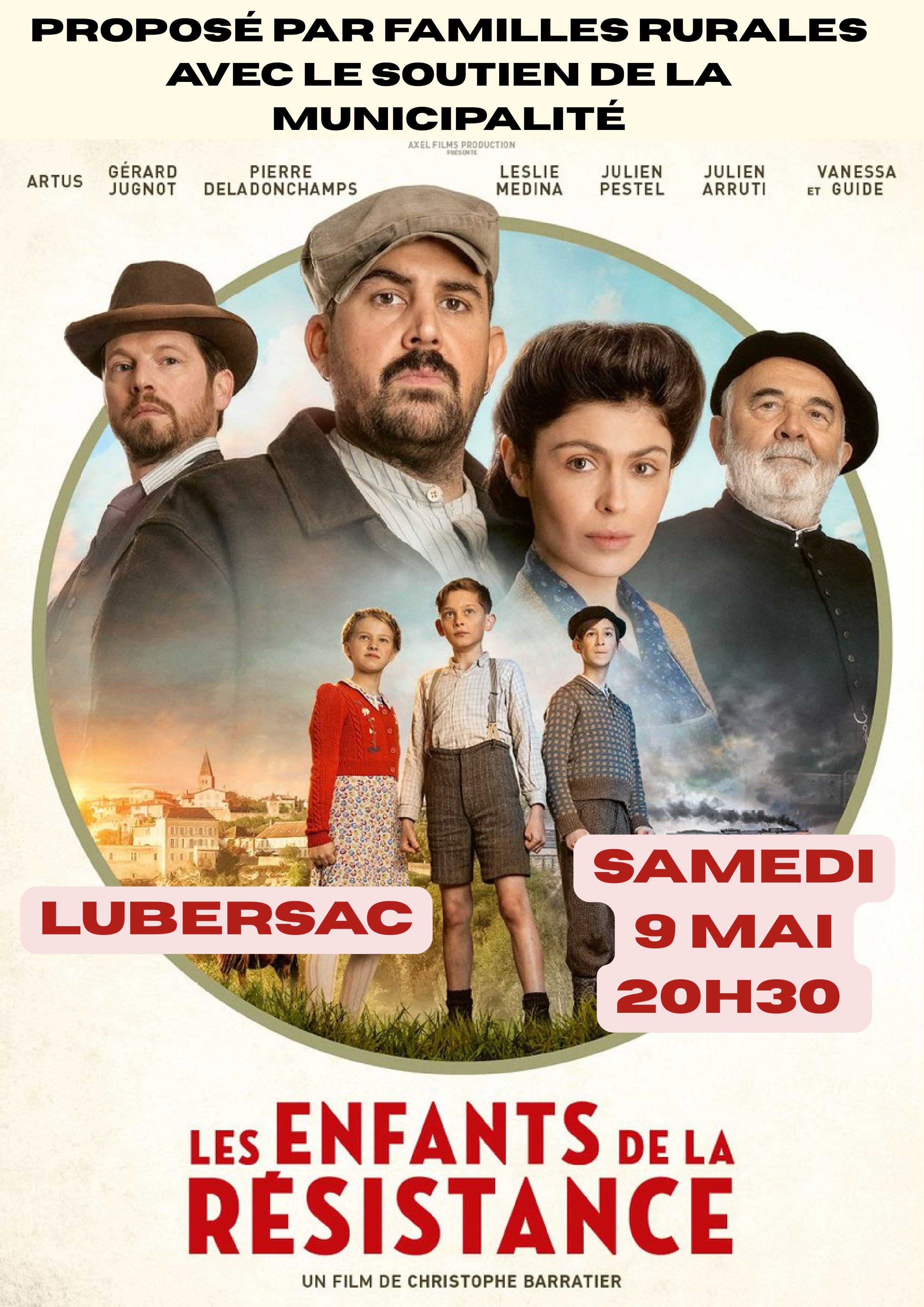 Cinéma à Lubersac : Les enfants de la Résistance