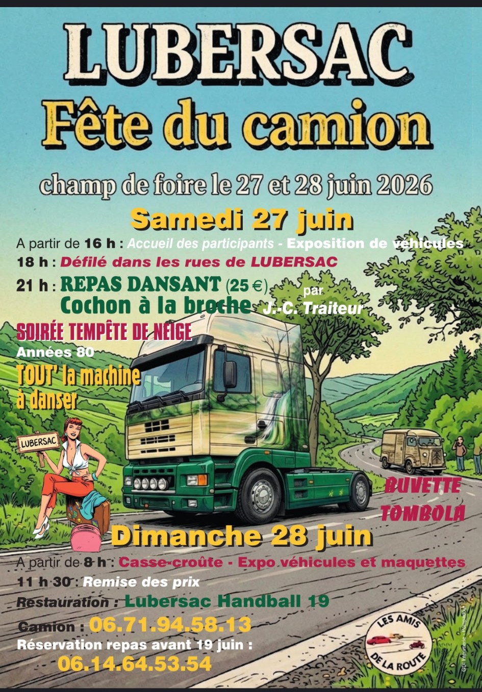 Fête du camion — visuel événement