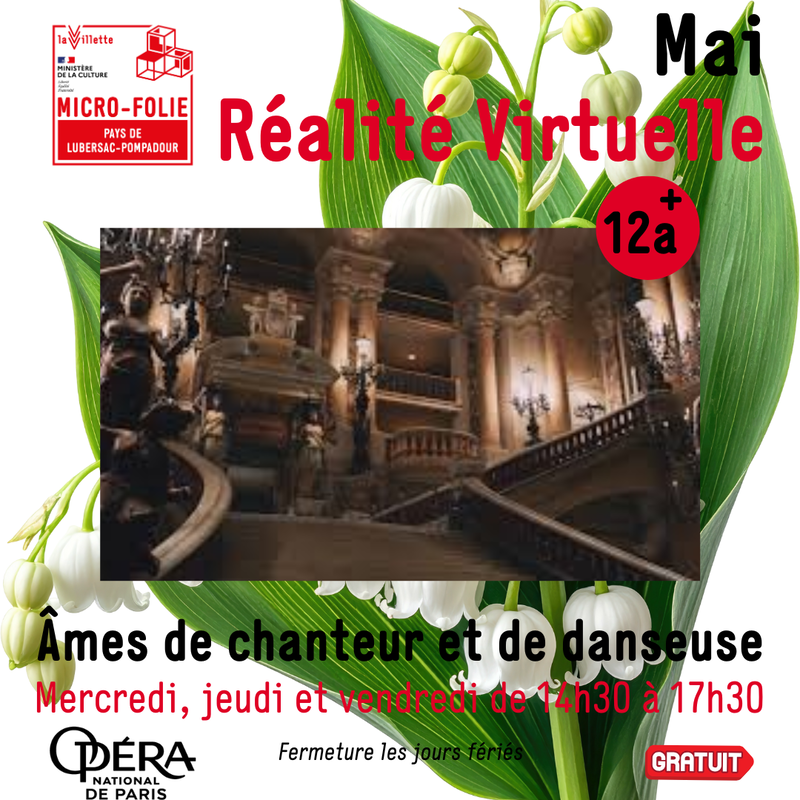 Micro-Folie - Réalité Virtuelle : Âmes de chanteur et de danseuse — visuel événement