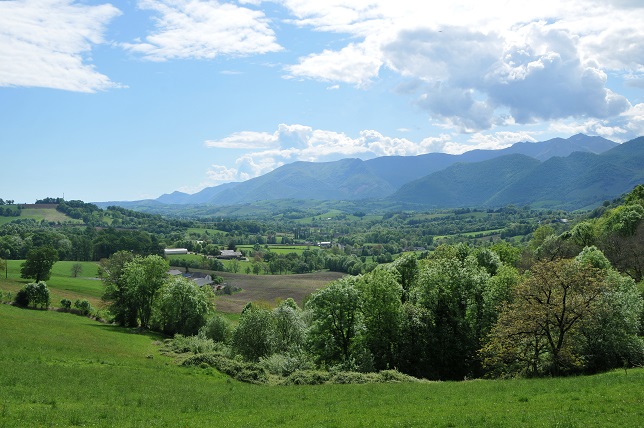La boucle du piémont ossalois à vélo 