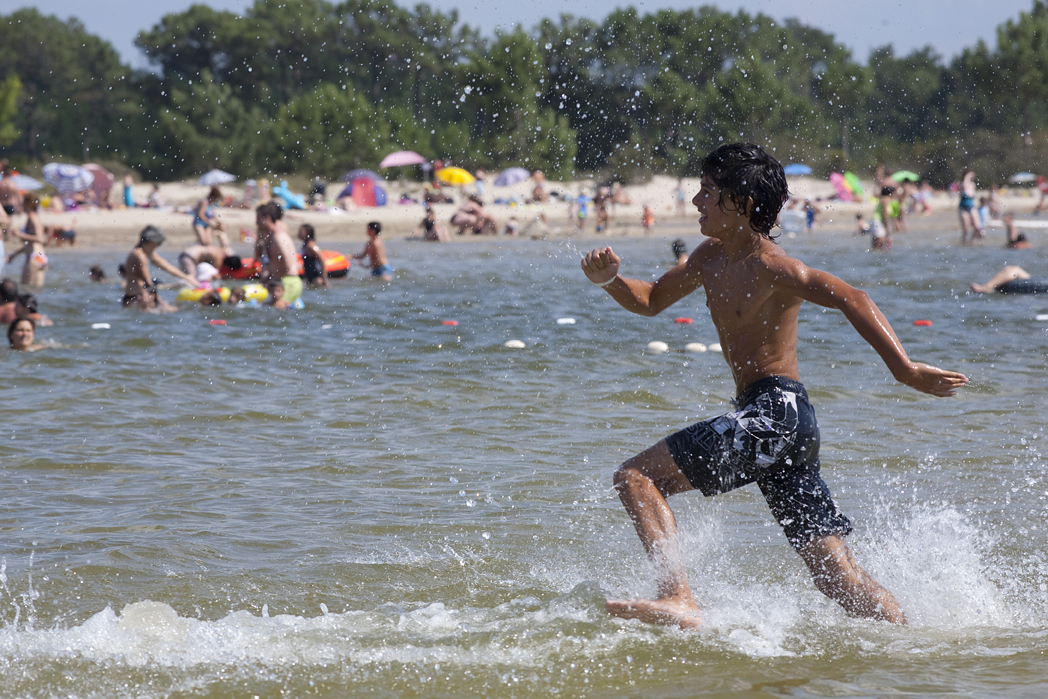 Plage surveillée de Bombannes
