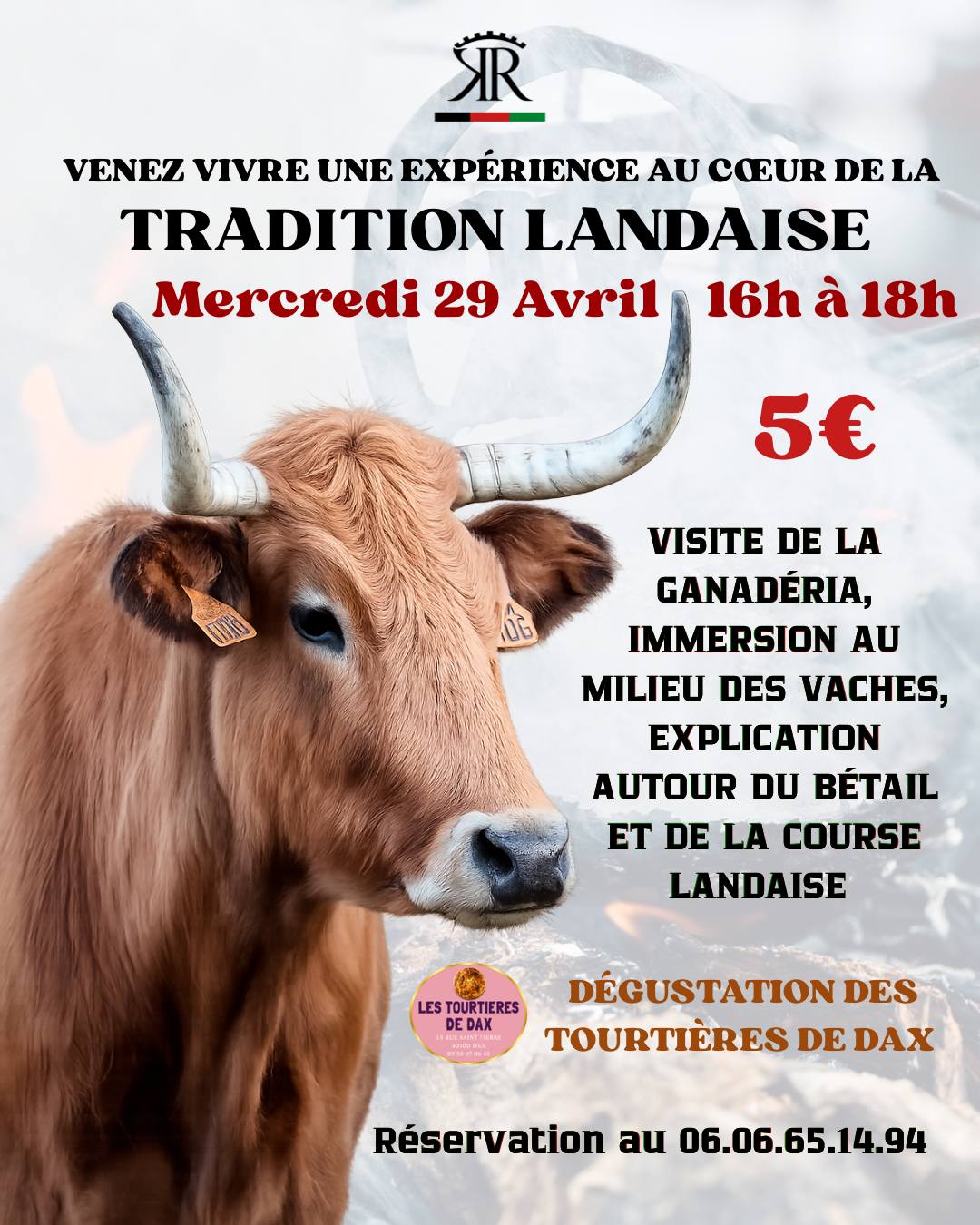 Venez vivre une expérience au cœur de la Tradition Landaise — visuel événement