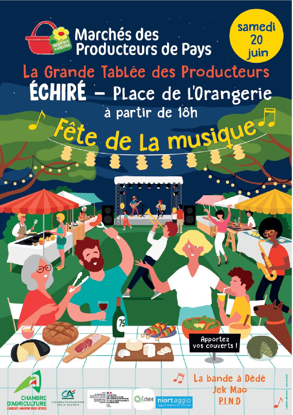 Fête de la musique & Marché de Producteurs de Pays à Échiré