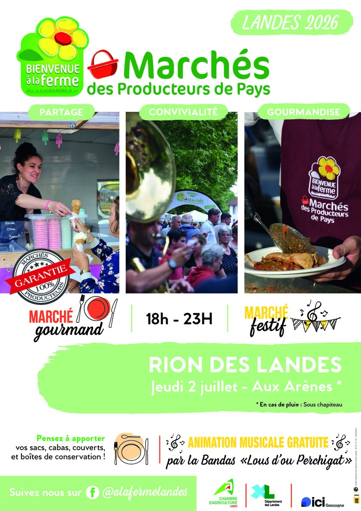 Marchés des Producteurs de Pays de Rion des Landes