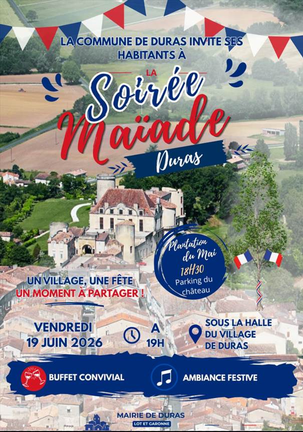 Soirée de la Maïade de Duras