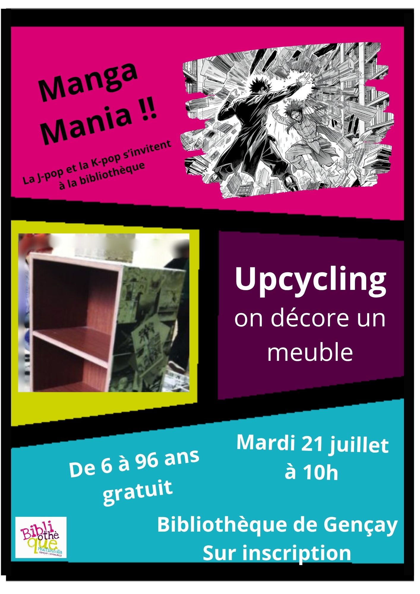 Atelier upcycling manga