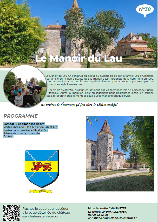 Châteaux en fête - Manoir du Lau