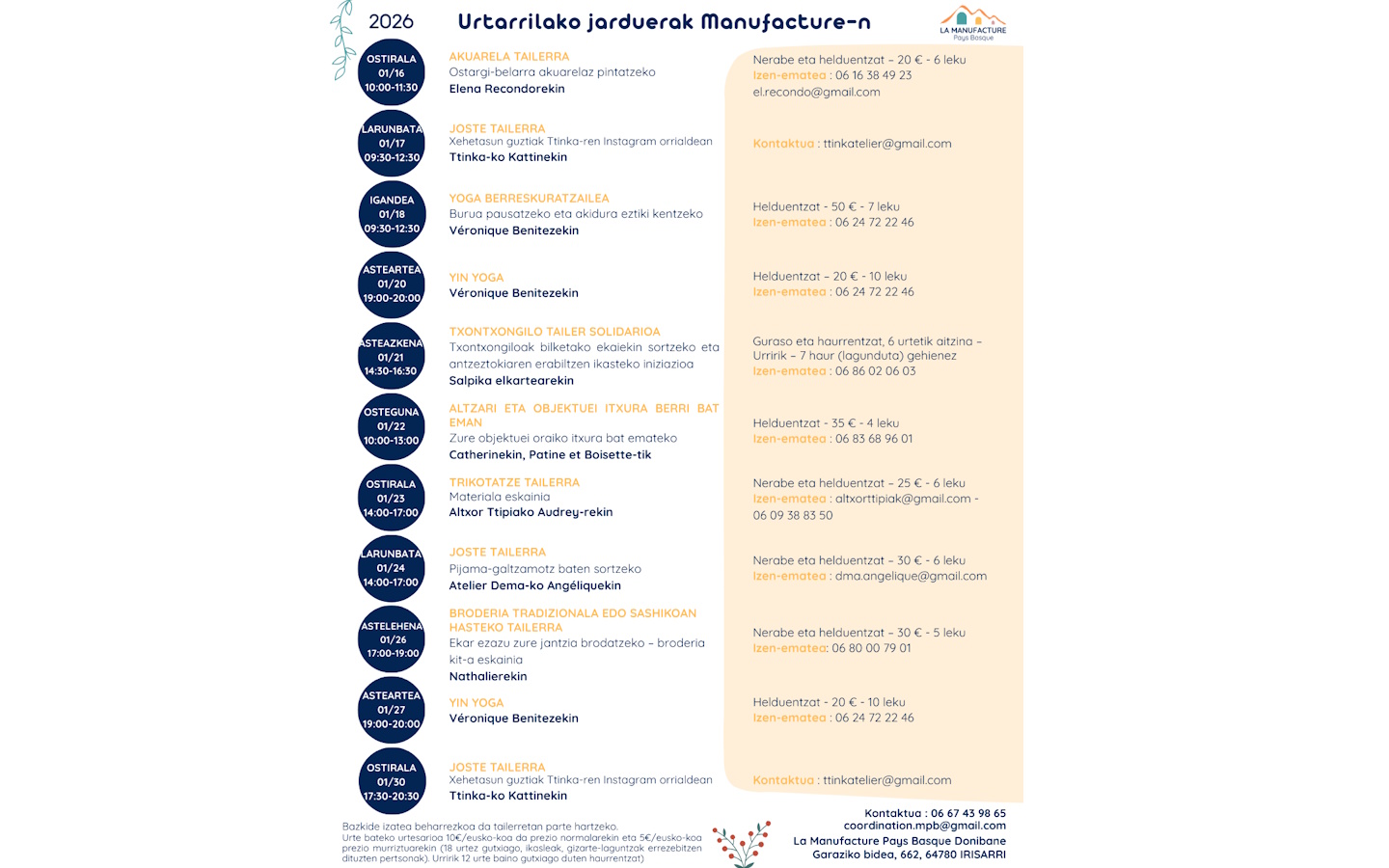 Ateliers Manufacture Pays Basque - Atelier couture, Irissarry