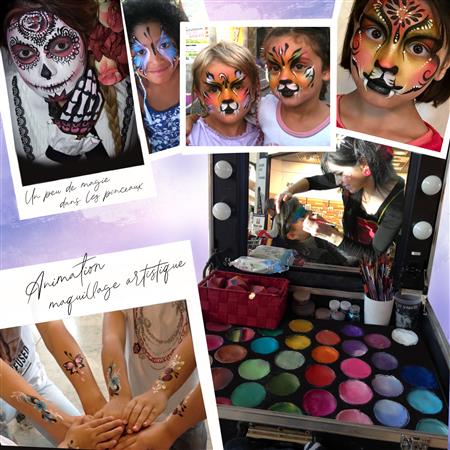 Maquillages artistiques & Sculptures sur ballon / Vin chaud Maquillages artistiques & Sculptures sur ballon / Vin chaud