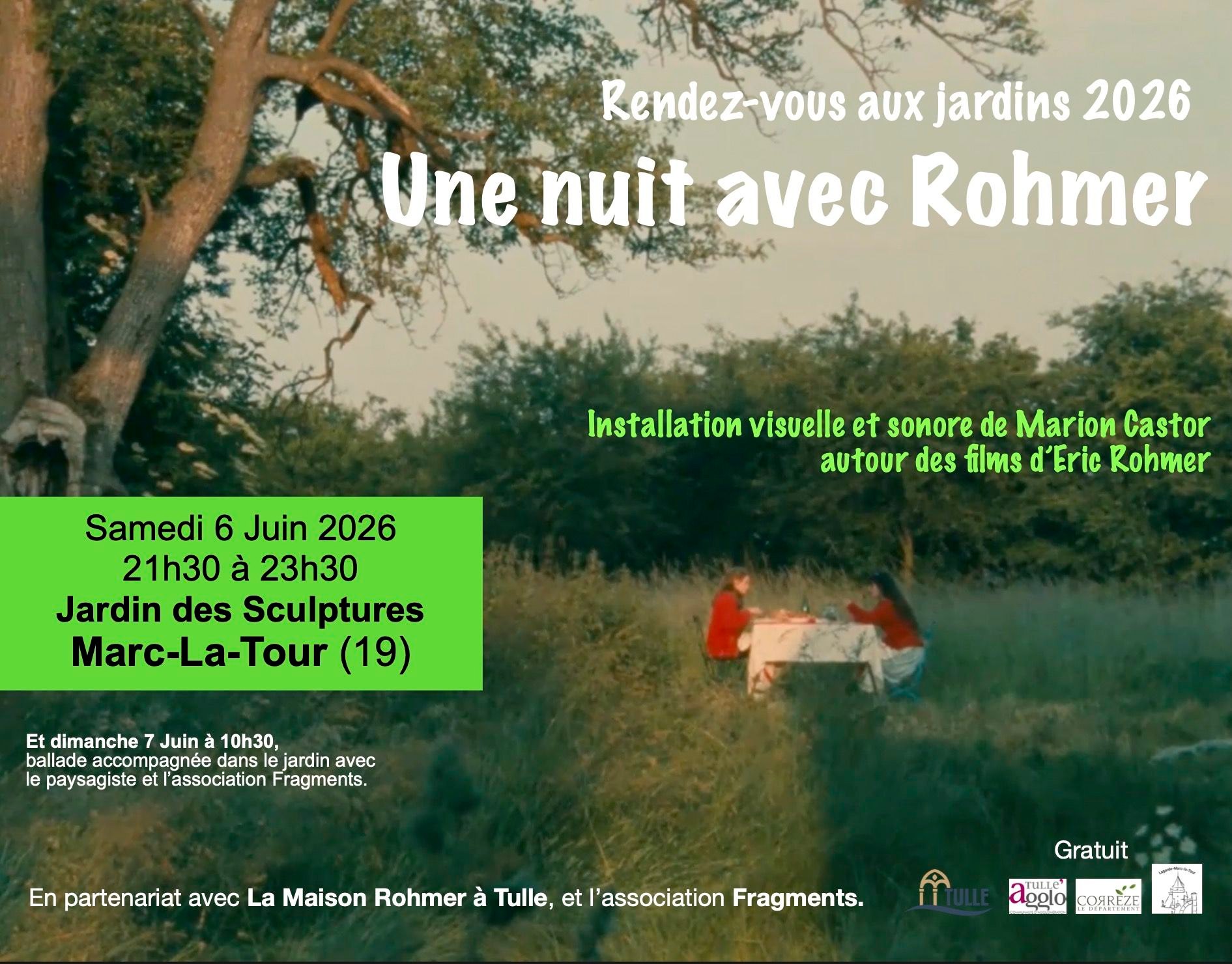 Rendez-vous aux jardins : Une nuit avec Rohmer