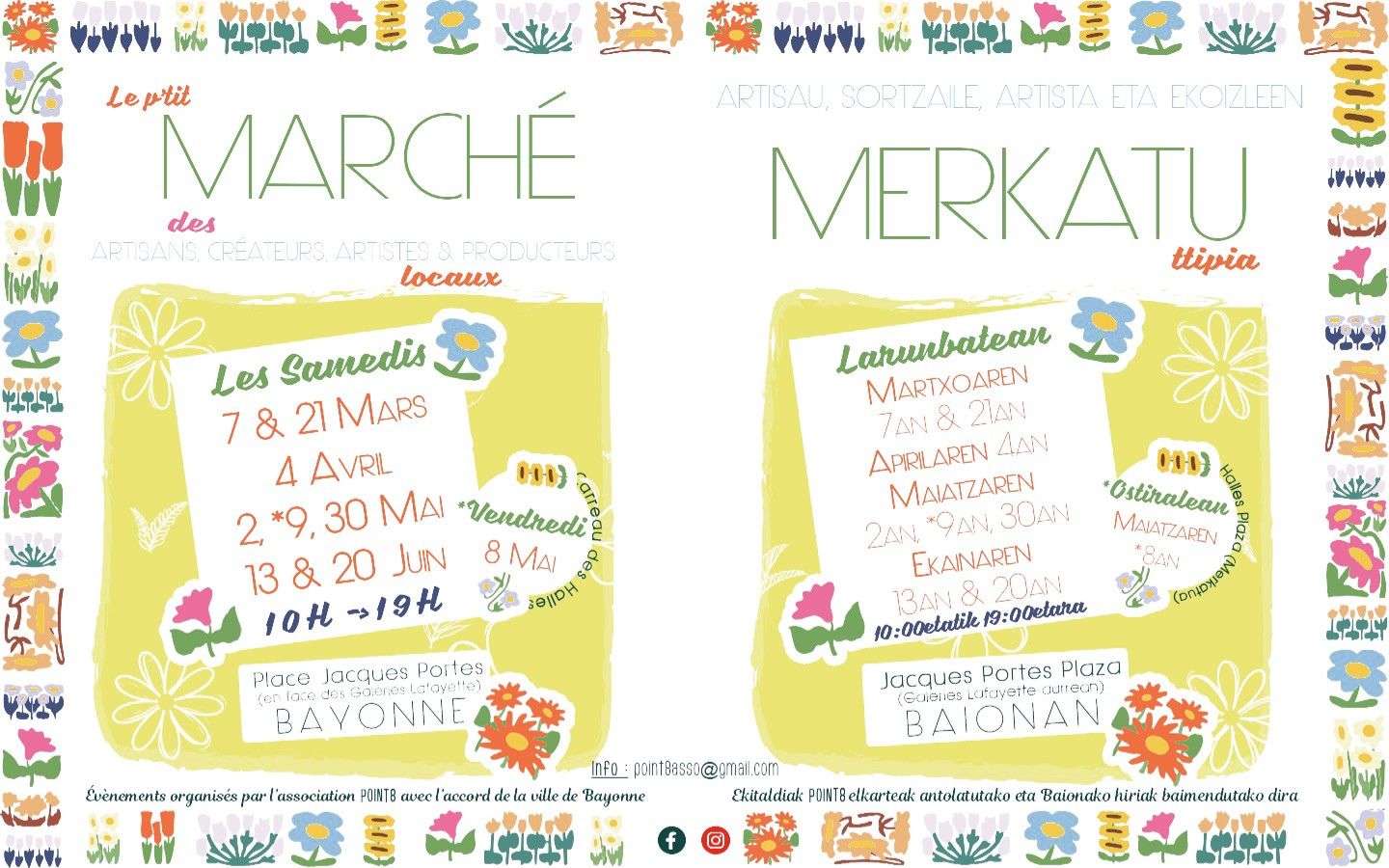 Le P'tit Marché des artisans, créateurs, artistes et producteurs locaux — visuel événement