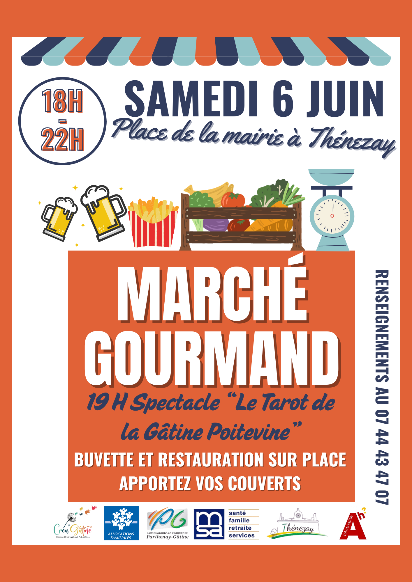 Marché gourmand de Thénezay — visuel événement