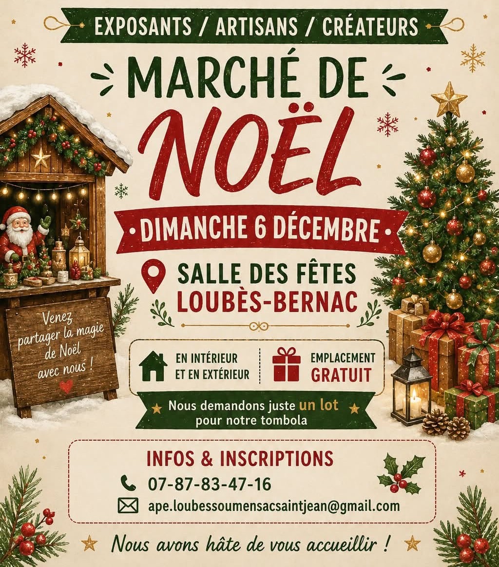 Marché de Noël de Loubès-Bernac