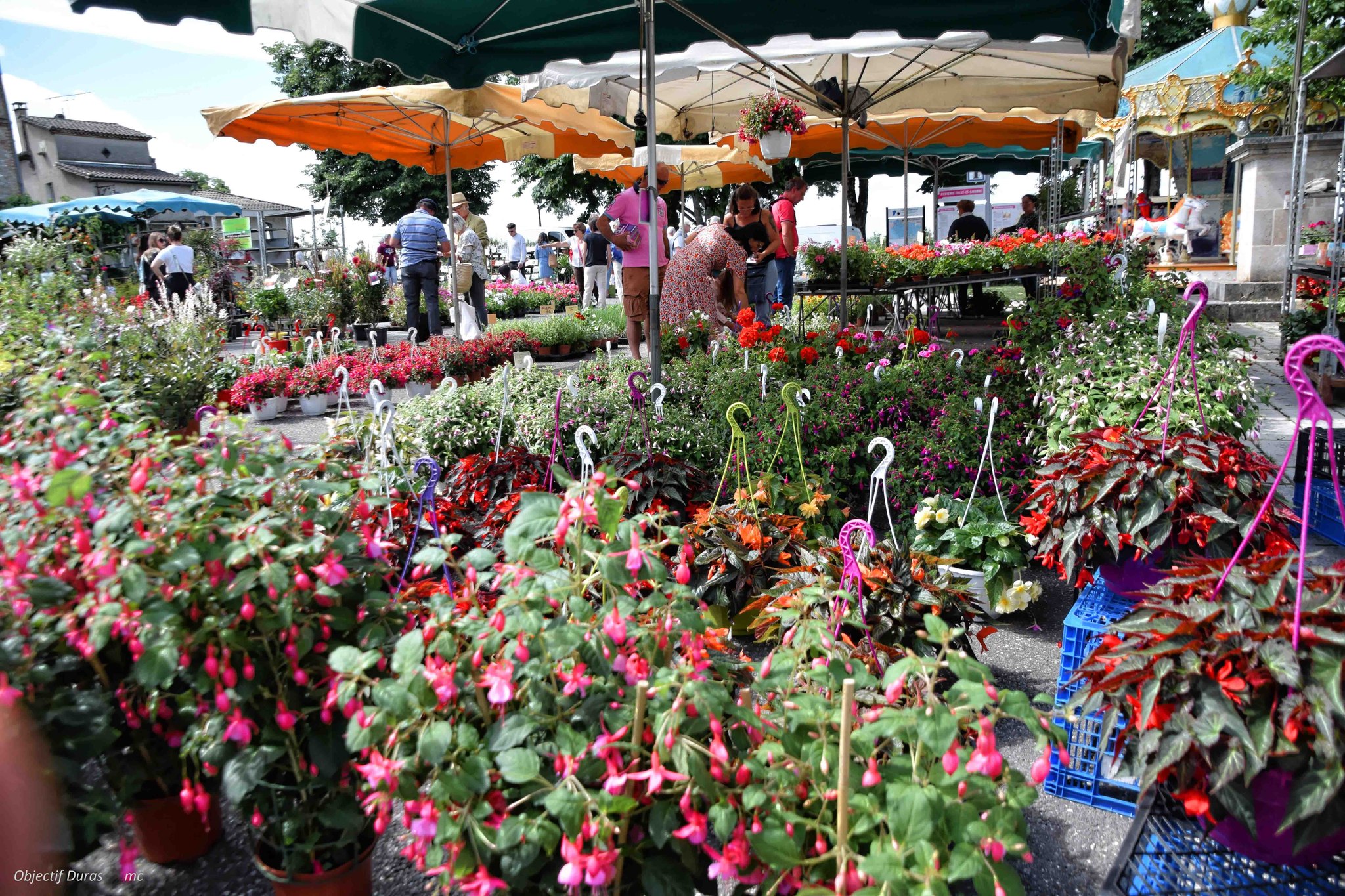 Marché aux fleurs, vide-greniers et artisanat