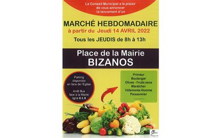Marché hebdomadaire Marché hebdomadaire