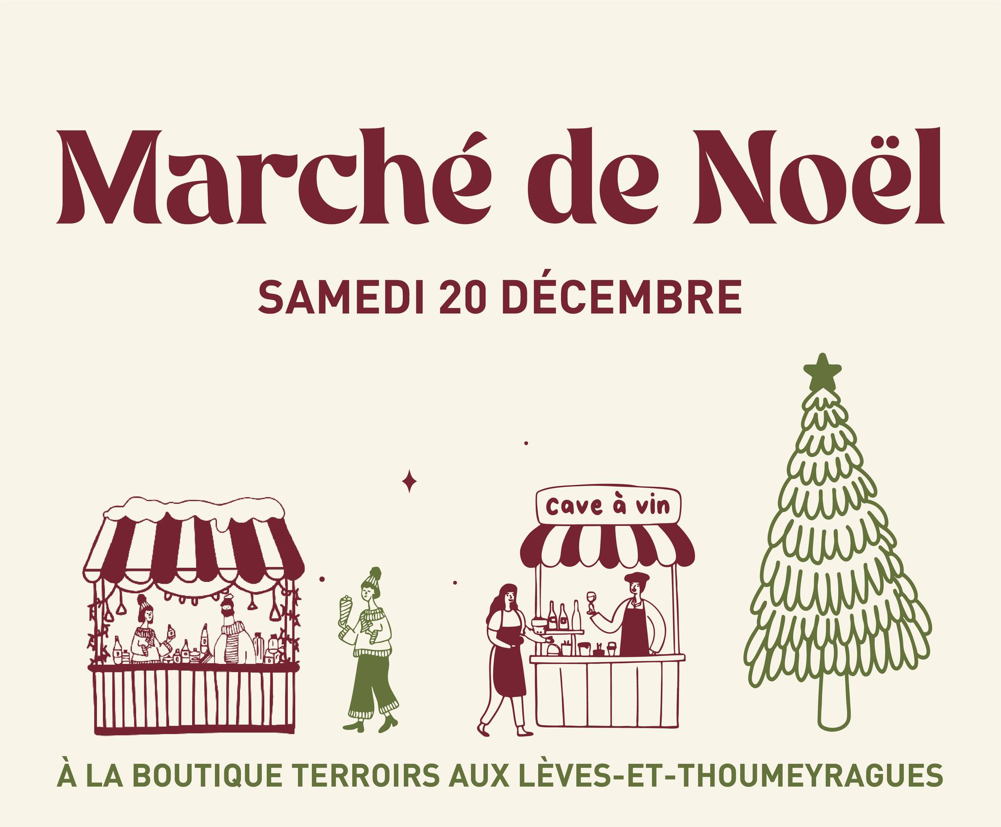 Marché de Noël à la boutique Terrois d'UNIVITIS