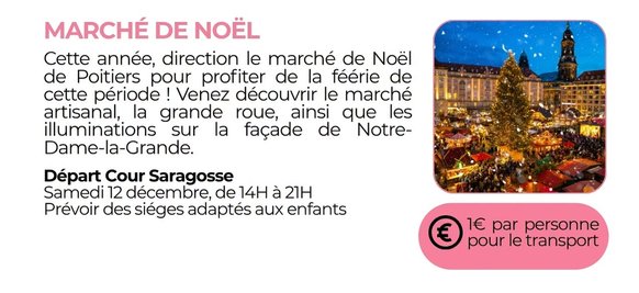 Sortie au Marché de Noël de Poitiers