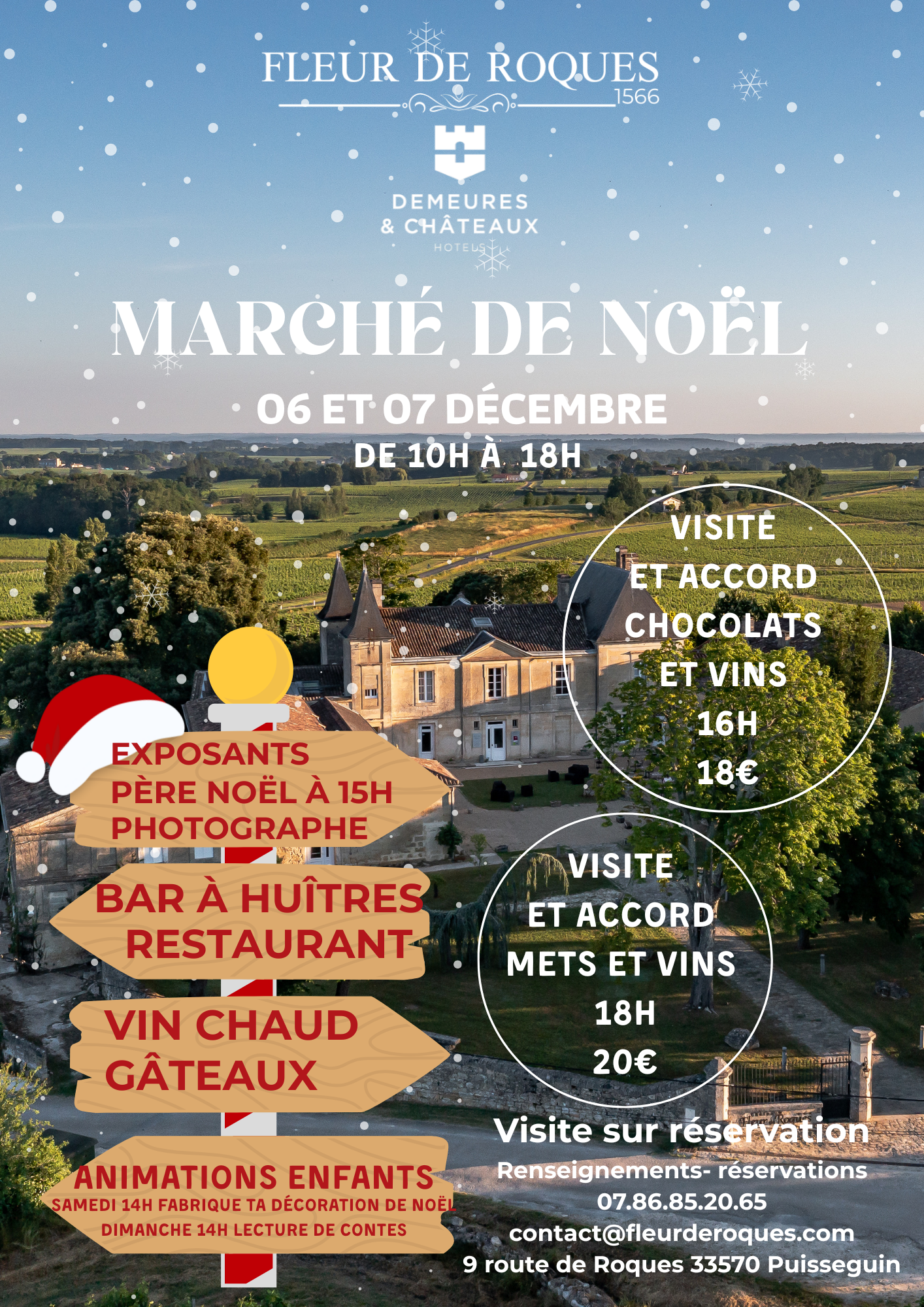 Marché de Noël au Château Fleur de Roques