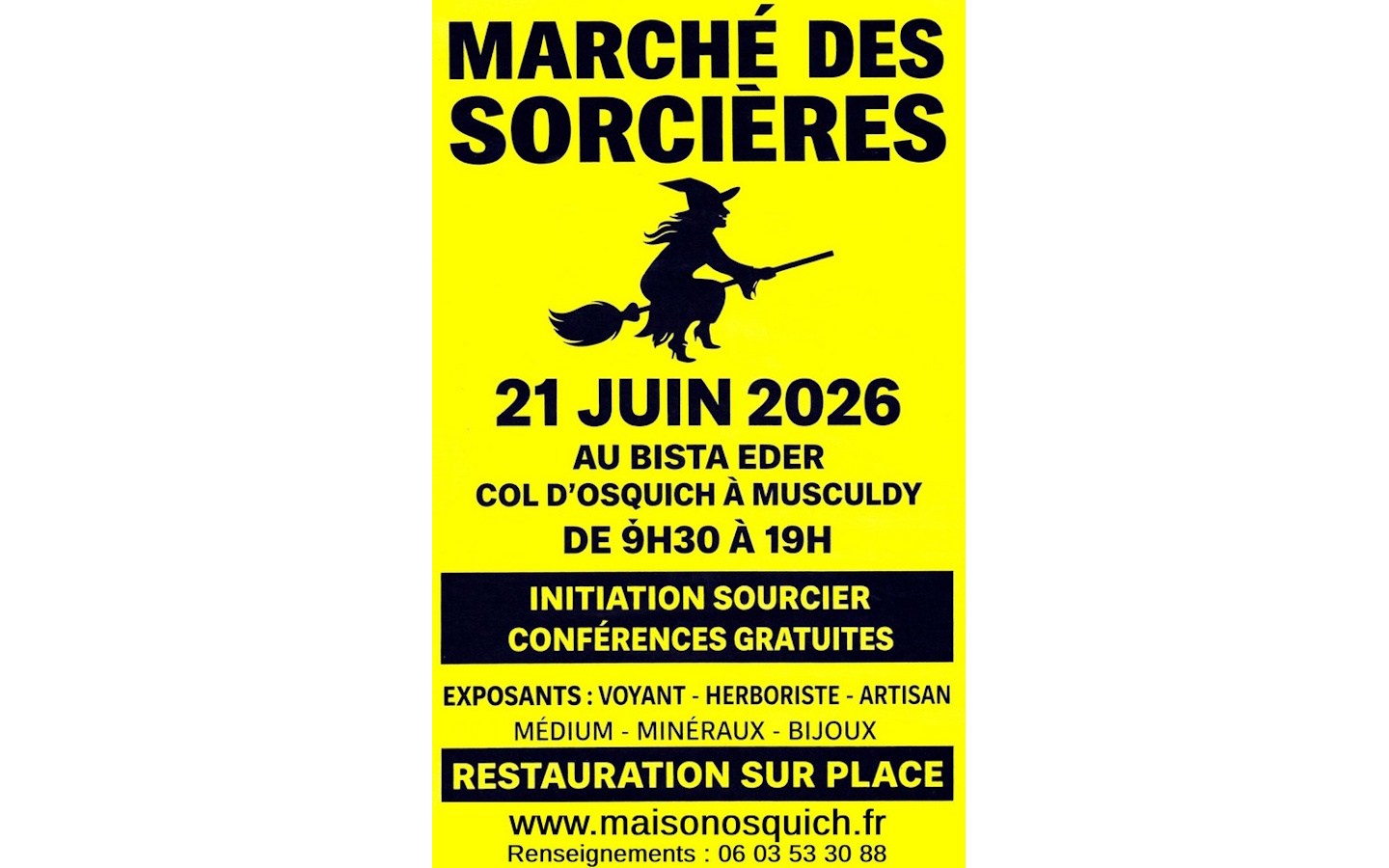 Marché des sorcières — visuel événement
