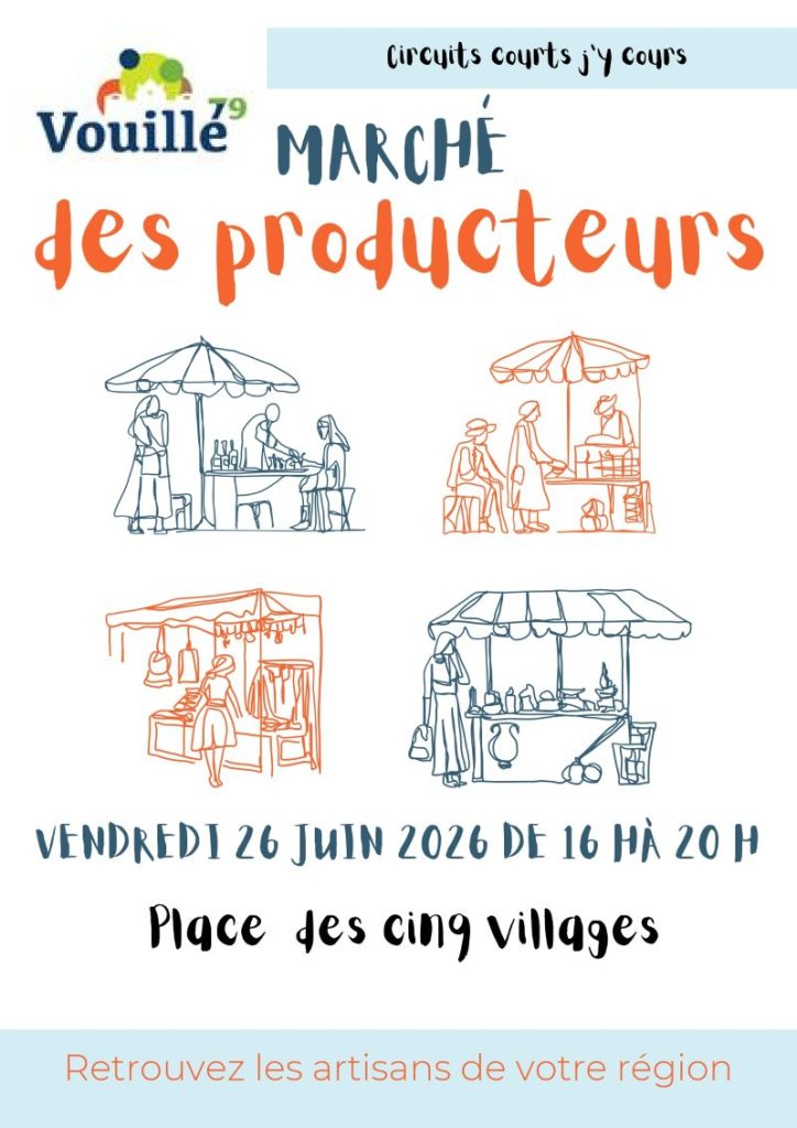 Marché de producteurs à Vouillé