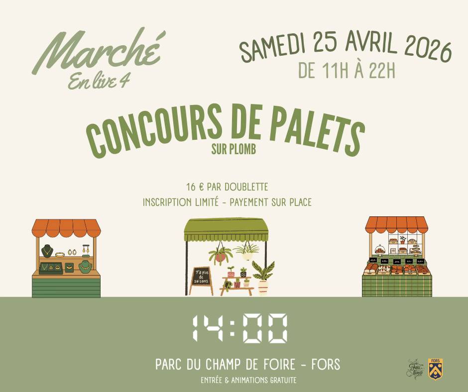 Marché en live à Fors