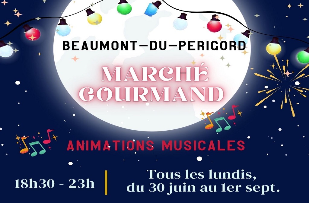 Marché gourmand nocturne — visuel événement