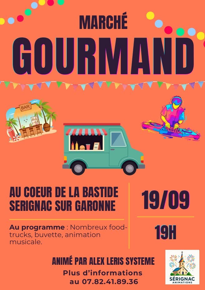 Marché gourmand à Sérignac-sur-Garonne