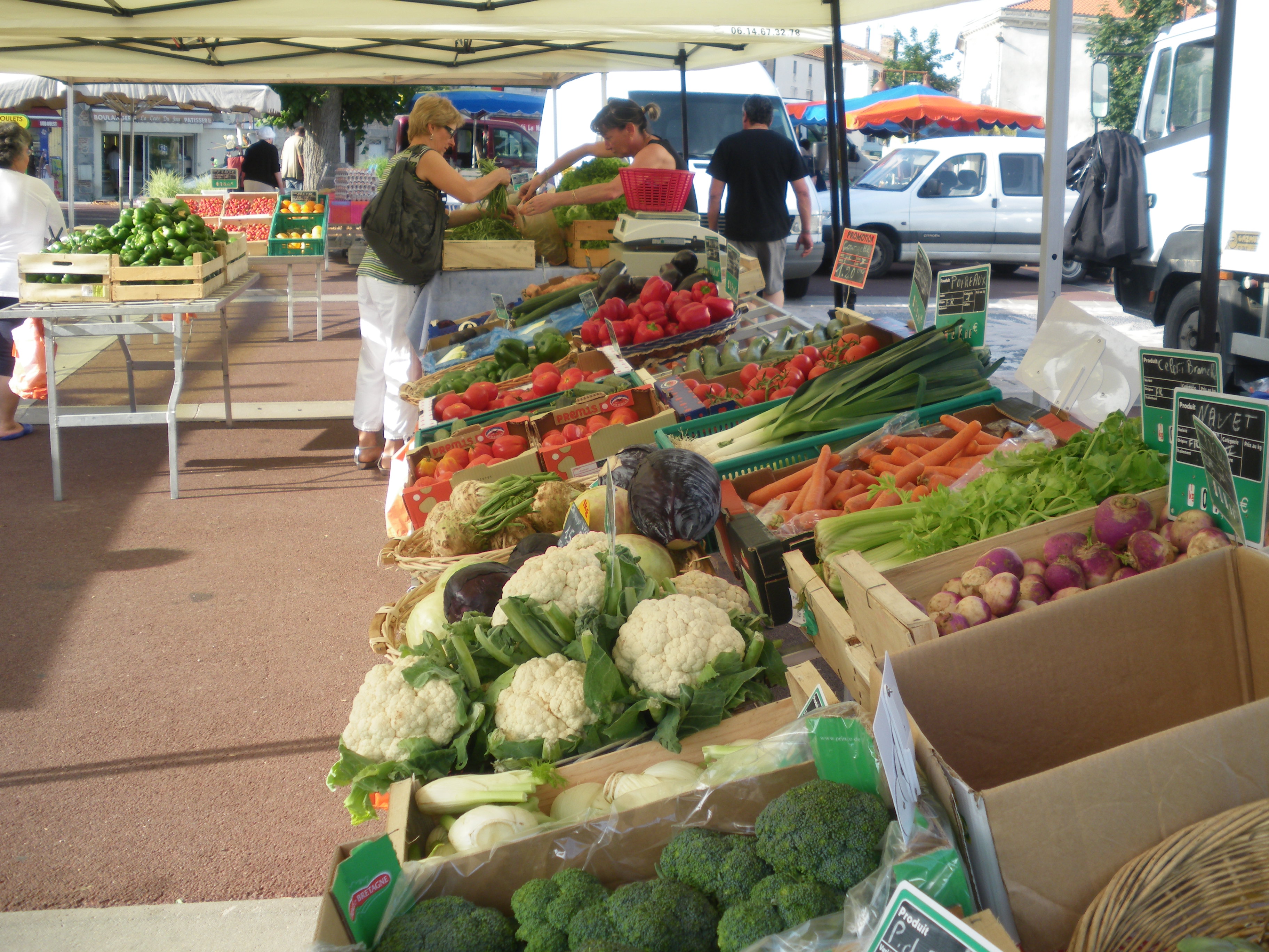 Marché traditionnel, Clairac