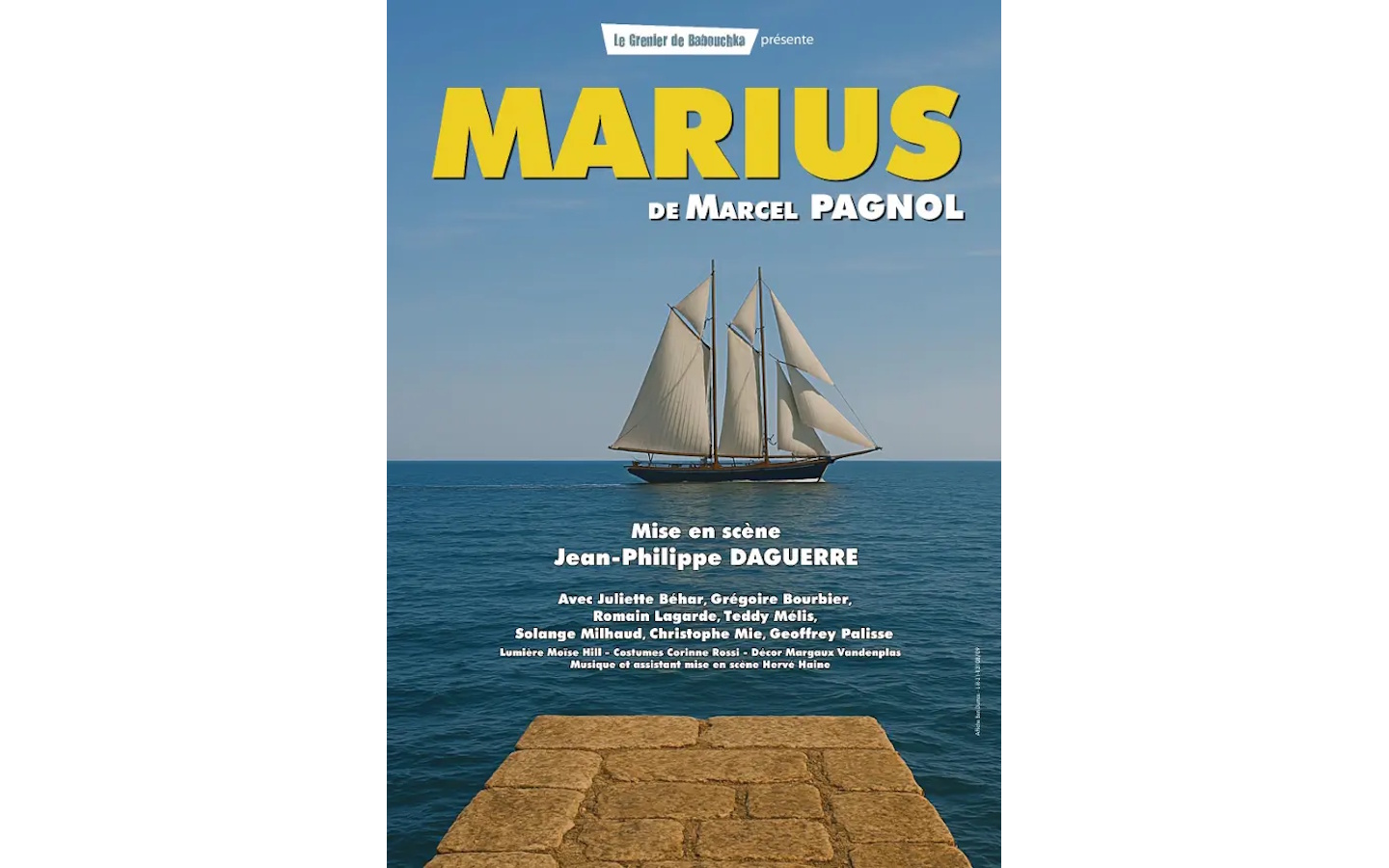 Citadelle en scènes : festival de théâtre en plein air : Marius de Marcel Pagnol