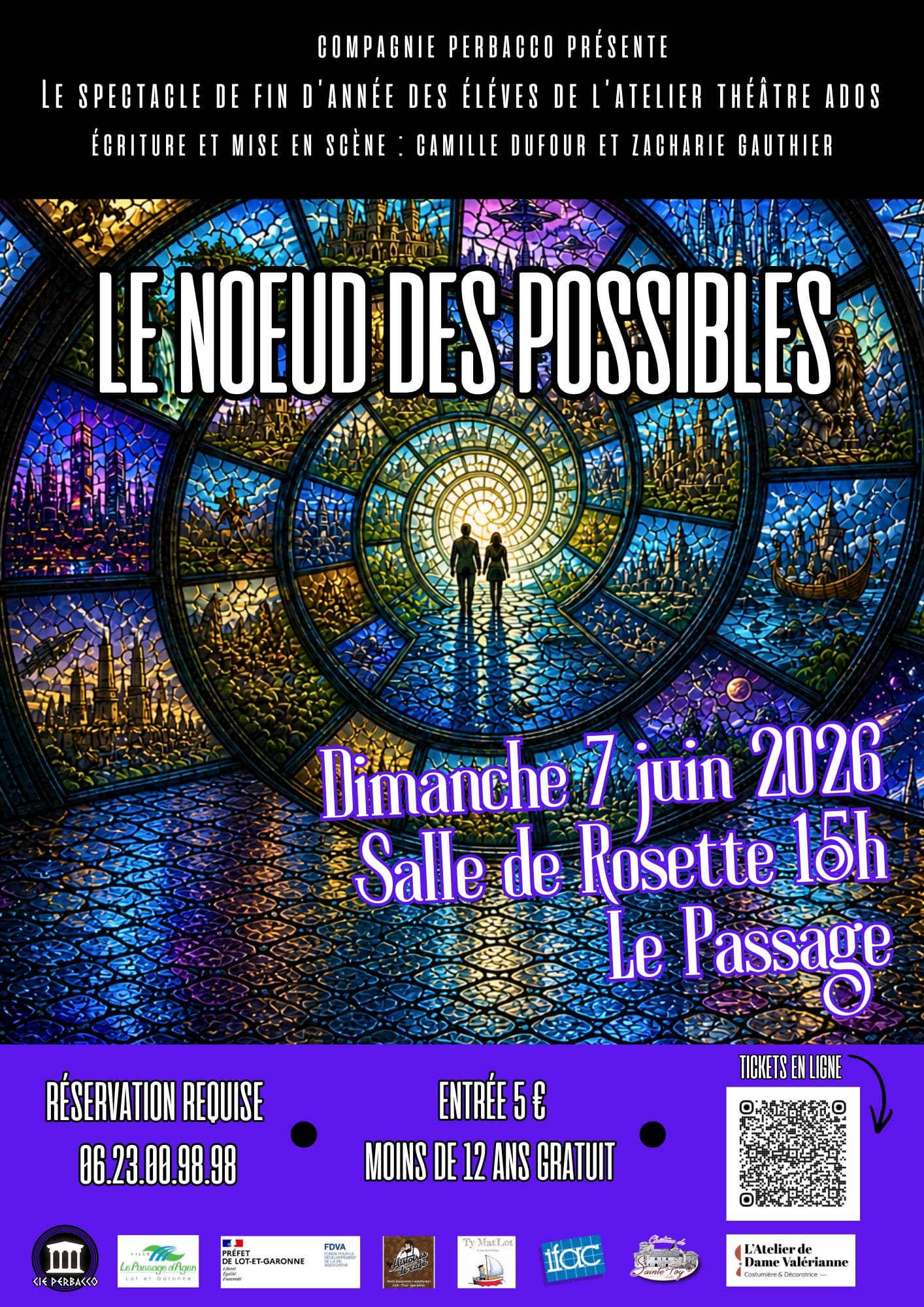 "Sans rien sur soi !"et "Le Noeud des possibles" au Passage d'Agen