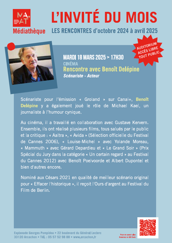 L’invité du mois : Benoît Delphine
