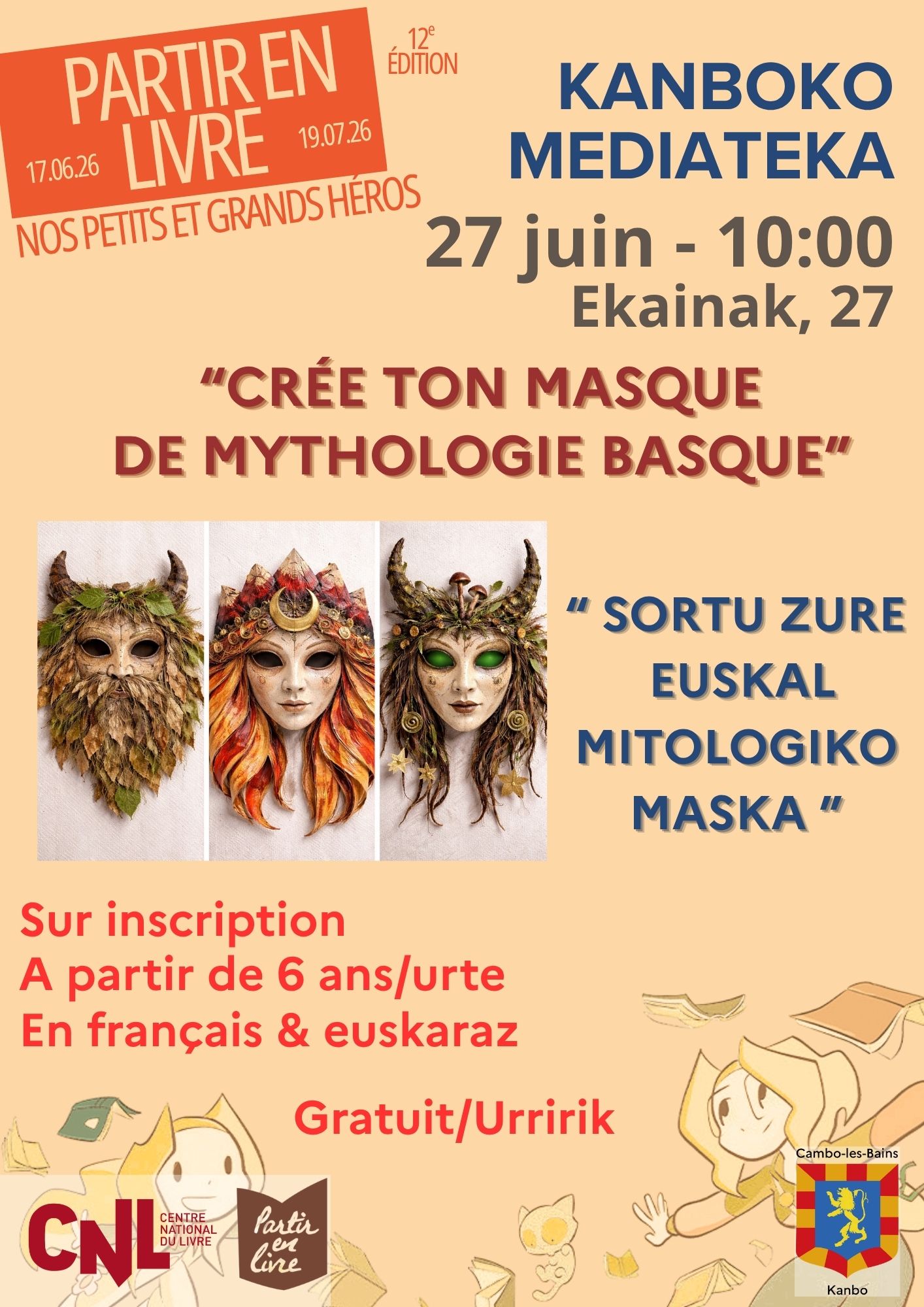 Crée ton masque de mythologie basque