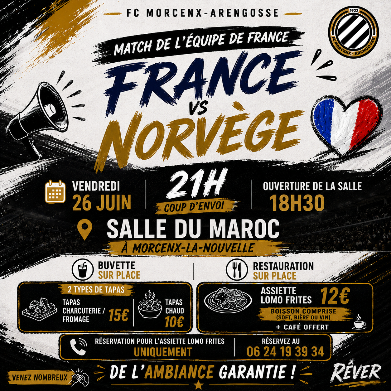 Match de l'équipe de France " France - Norvège"