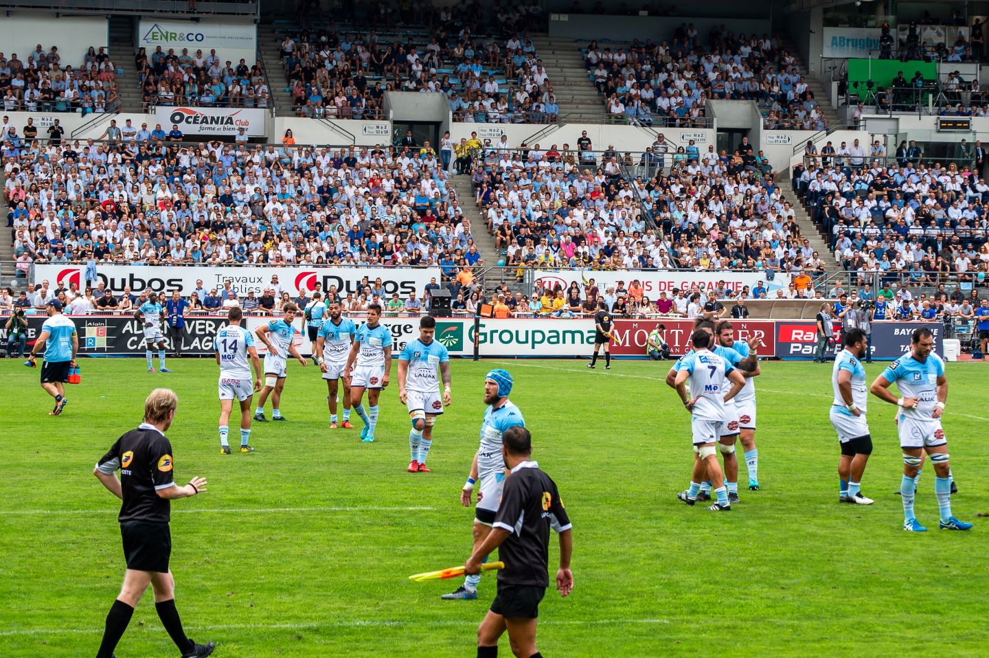 Rugby top 14 Aviron Bayonnais rugby pro - Clermont Auvergne