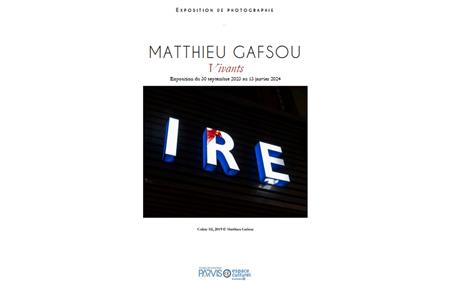 Exposition: Matthieu Gafsou- Vivants