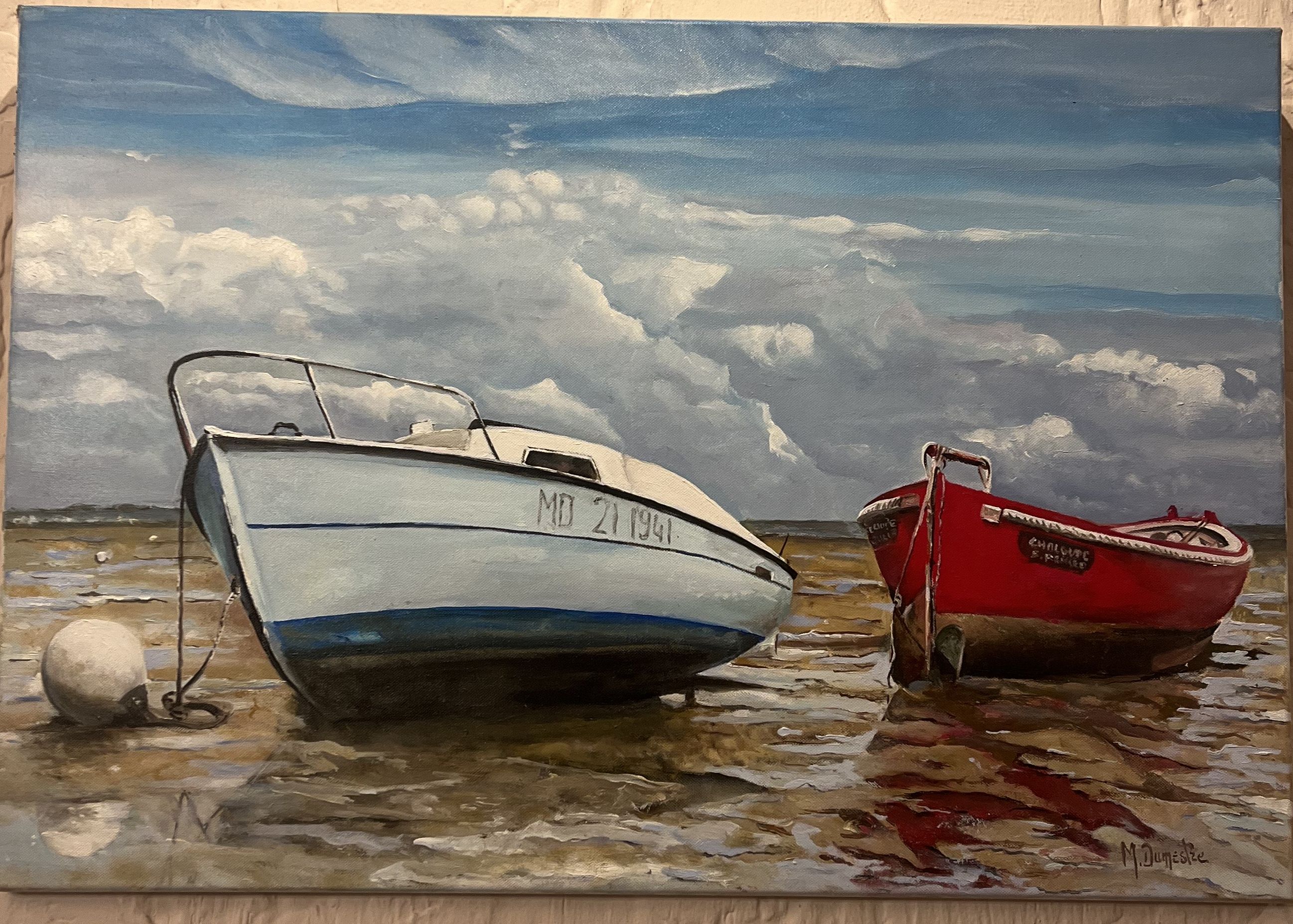 Exposition de peintures de Maurice DUMESTRE, au restaurant De la Tour