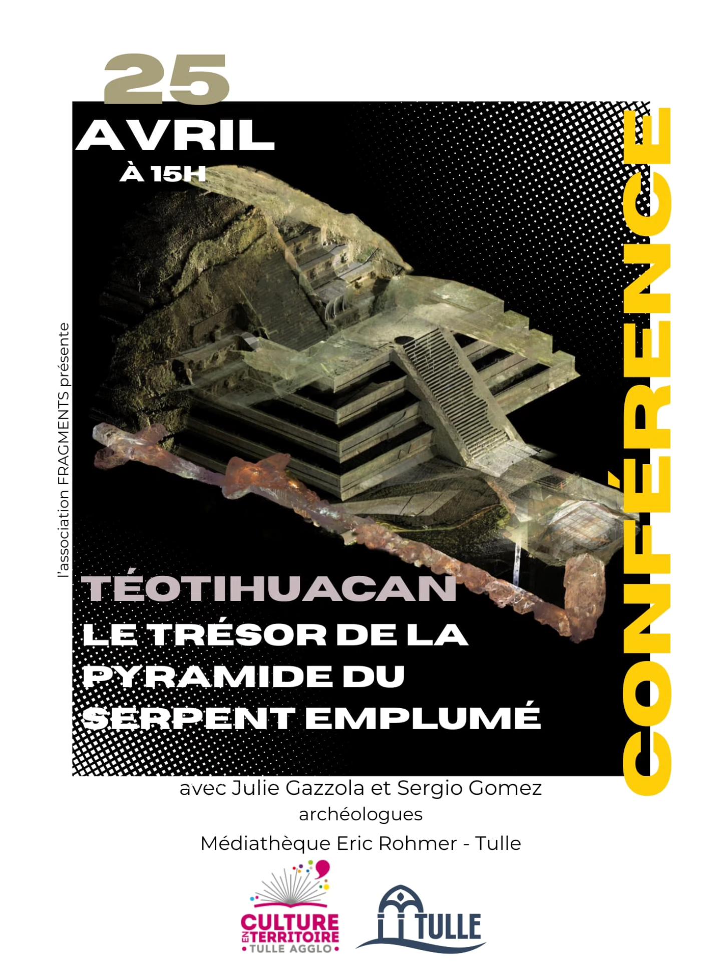 Médiathèque : Conférence : Téotihuacan — visuel événement