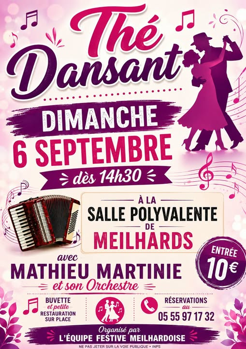 Thé dansant à Meilhards