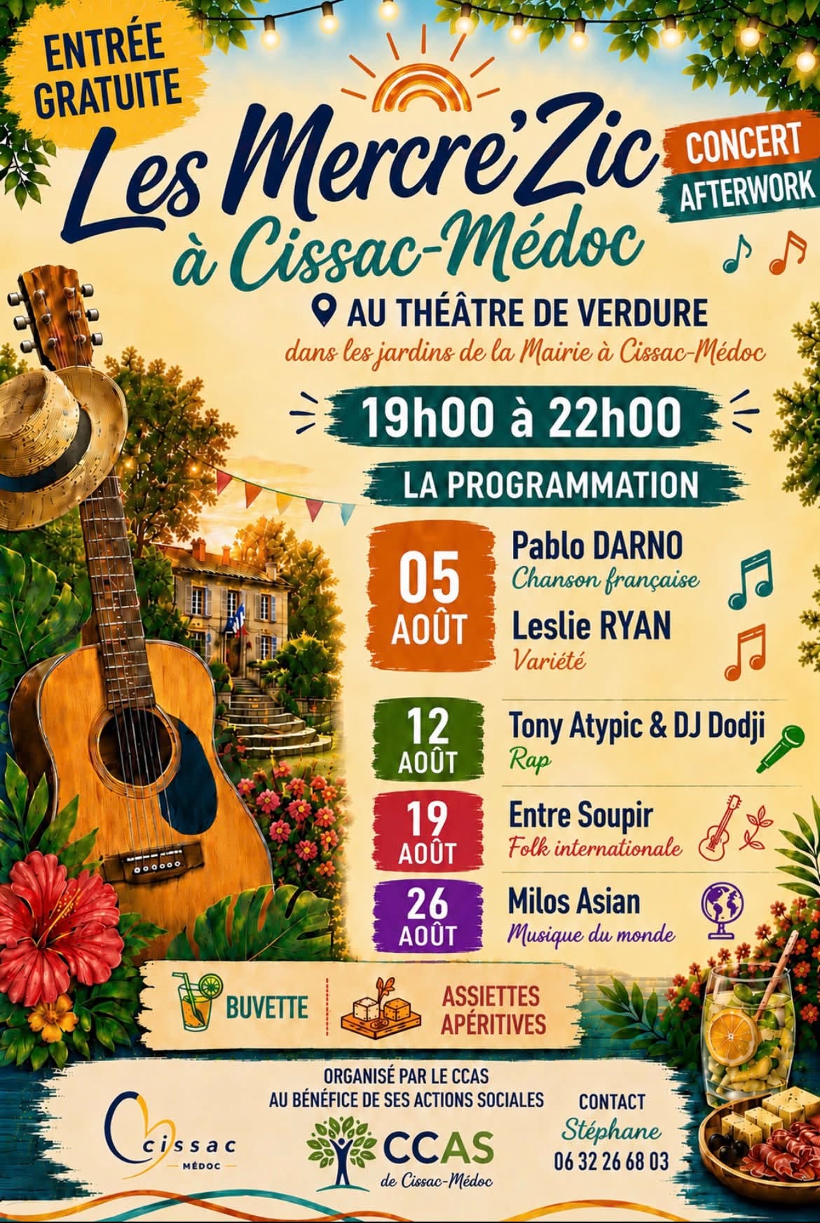 Les Mercre'Zic à Cissac-Médoc