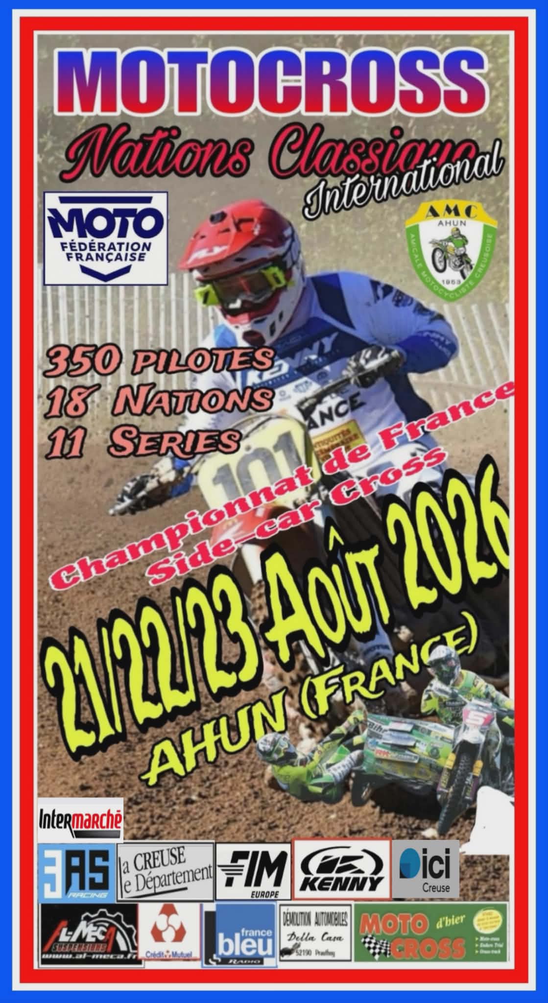 championnat de France sidecar  et nations classiques — visuel événement