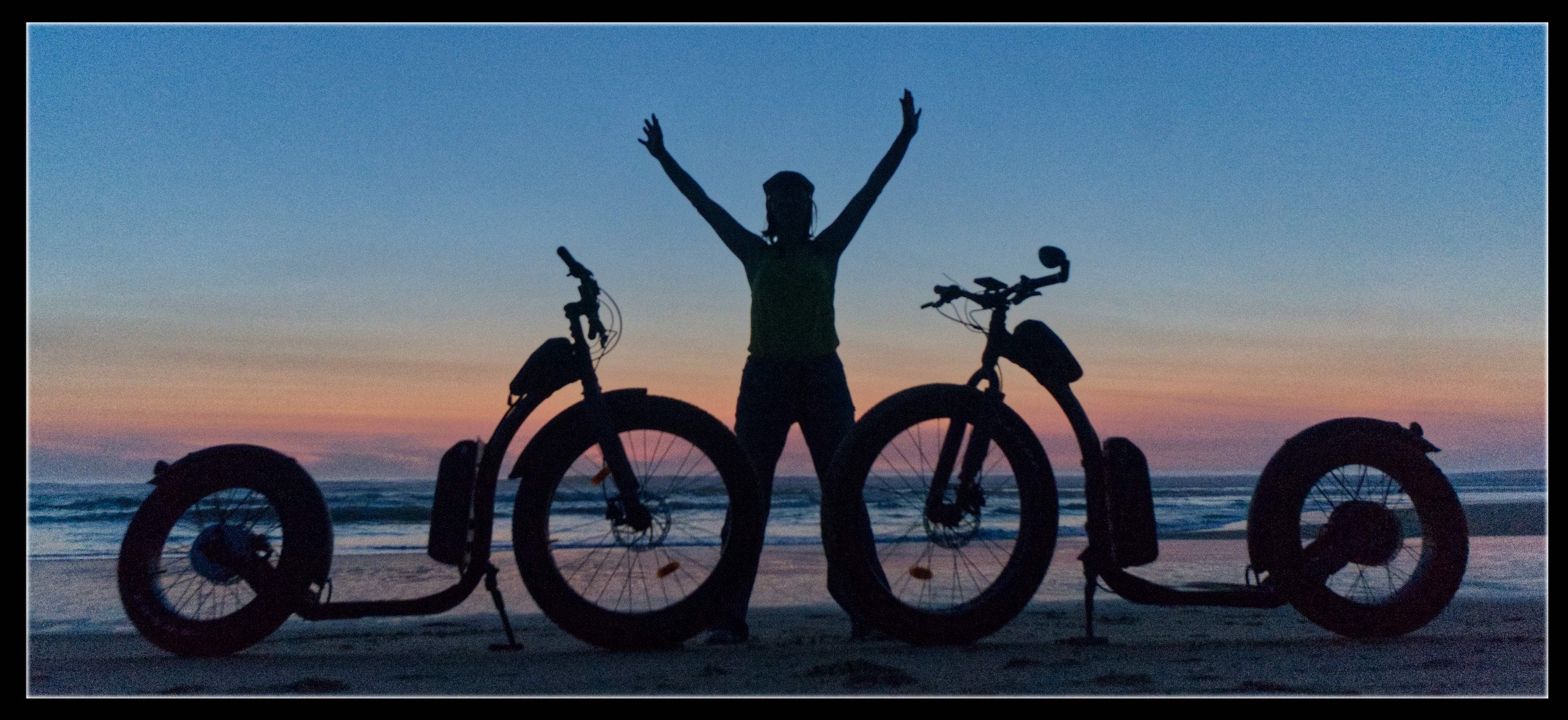 Balade au coucher du soleil en Tchanquaroue