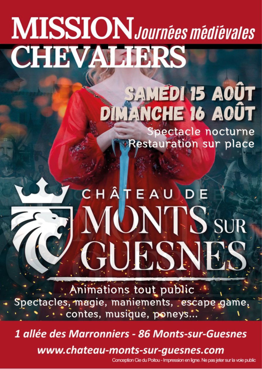 Mission Chevaliers au Château de Monts-sur-Guesnes