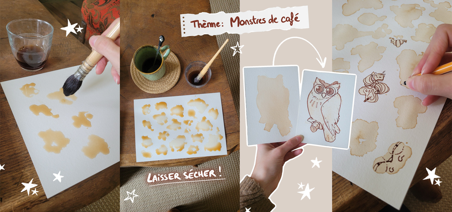 Atelier dessin "Monstres de café"