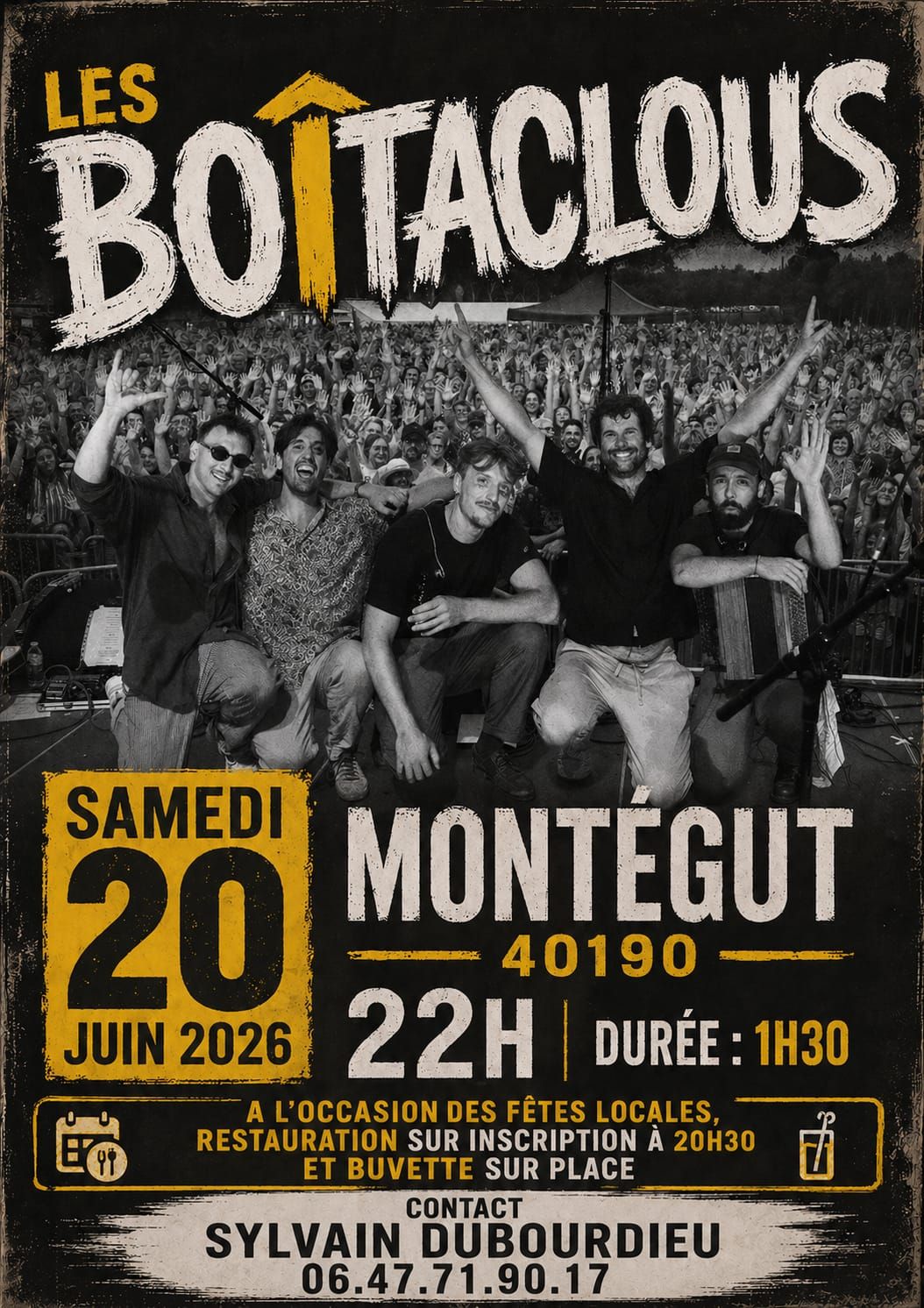 Concert : Les Boîtaclous — visuel événement