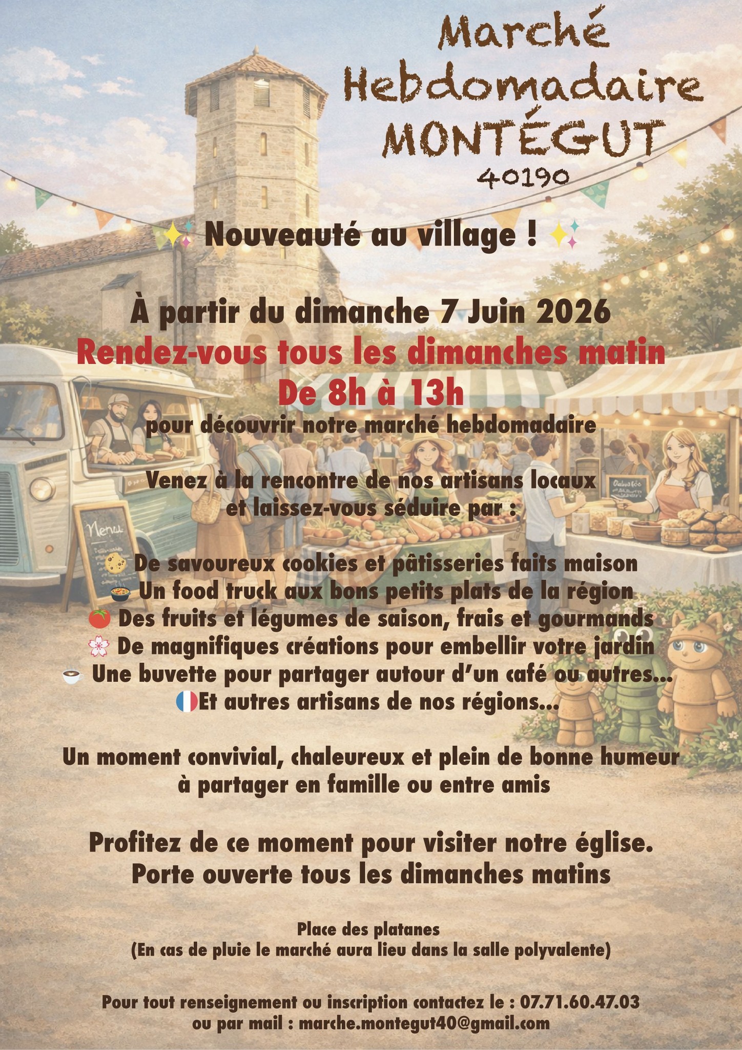 Marché traditionnel du Dimanche — visuel événement