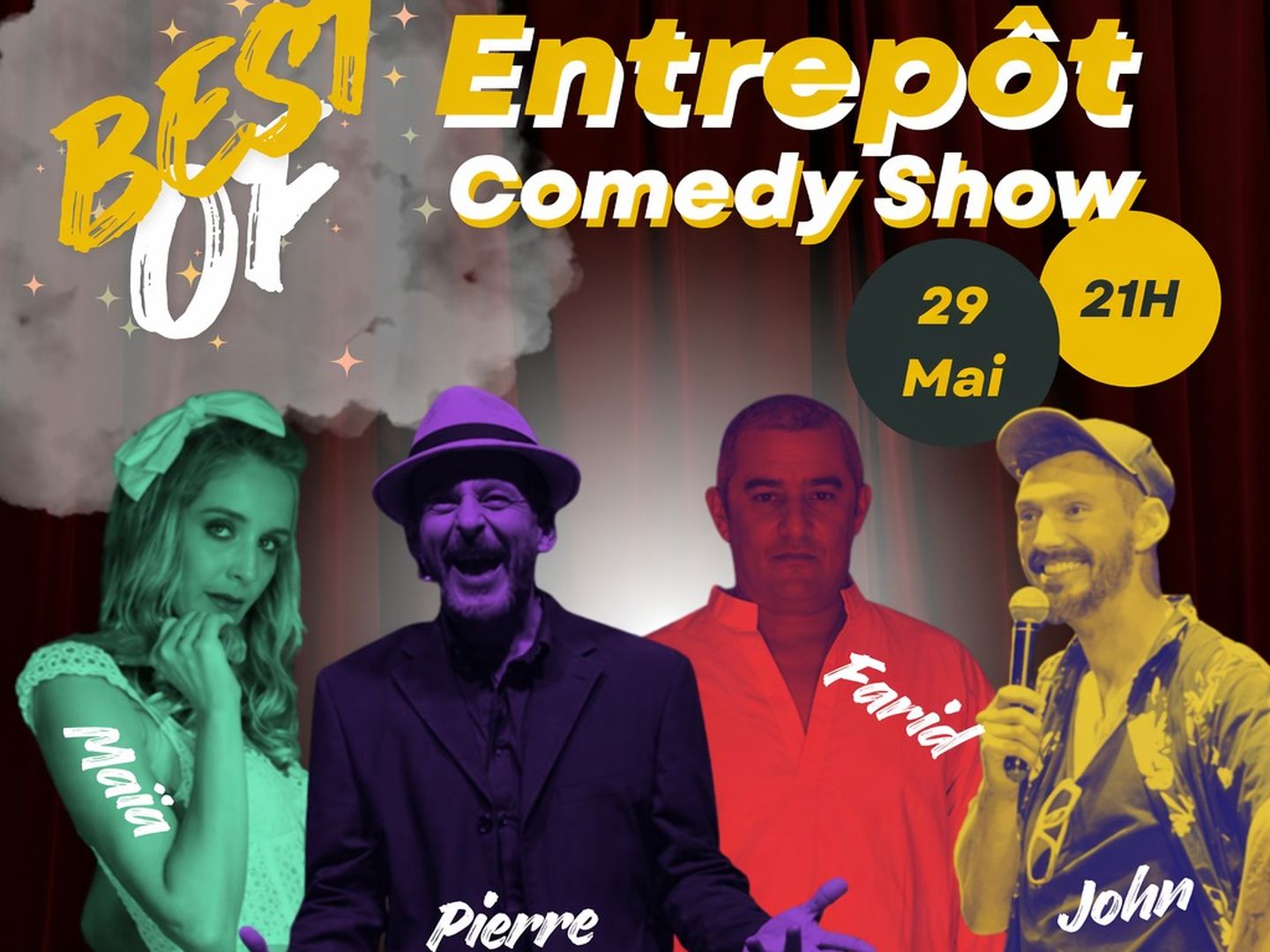 Best of comedy show — visuel événement
