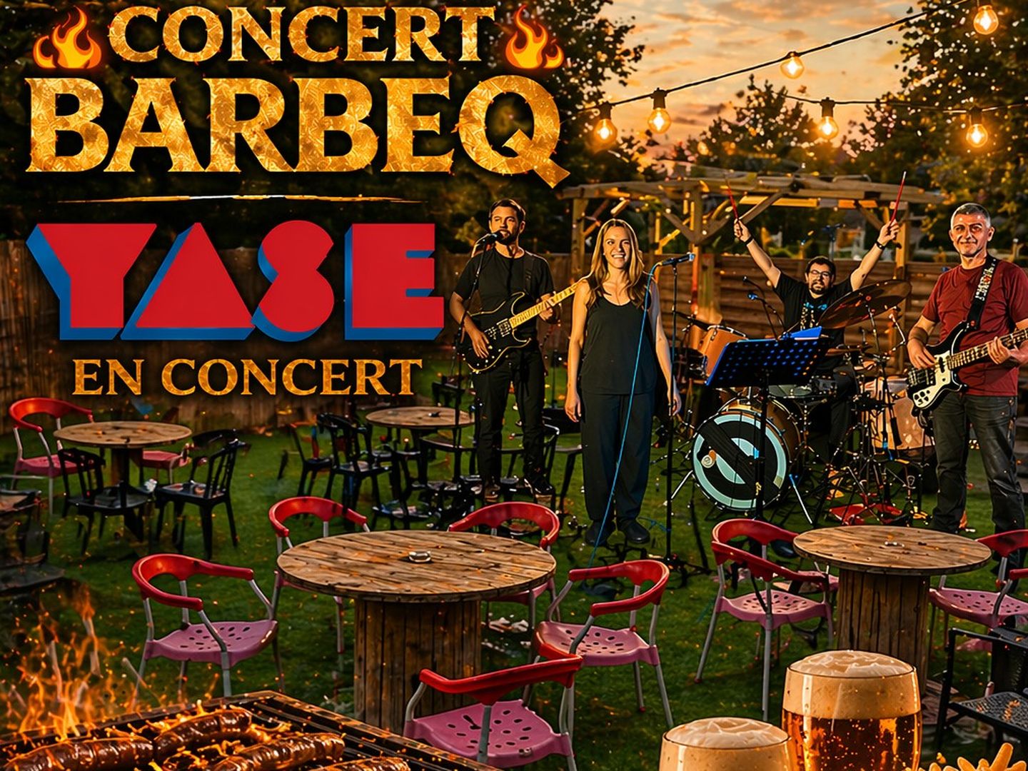 Concert barbeq — visuel événement