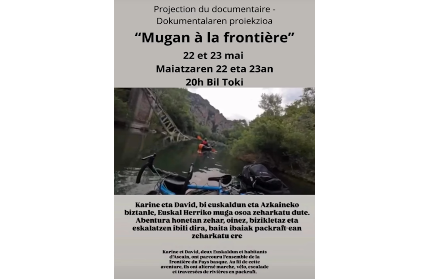 Projection du documentaire "Mugan à la frontière" — visuel événement