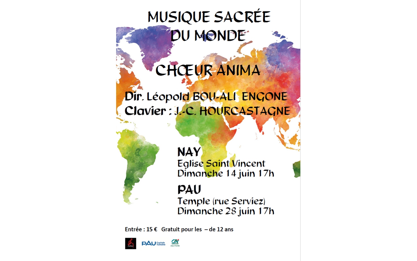 Musique sacrée du monde — visuel événement